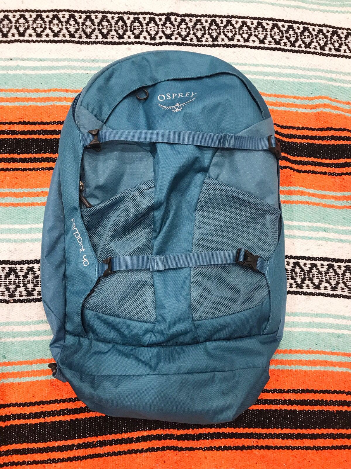 OSPREY Farpoint 40 Travel Backpack Pack Duffle - Blue