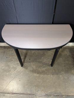 Contemporary Half-Moon Entryway Table