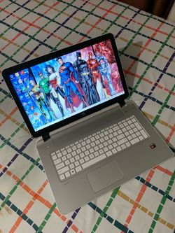A BIG 17.3"inch A8 BeatsAudio HP Laptop, 1TB HDD, 8GB RAM, HDMI, Inbuilt Bluetooth, DVD RW📀, SD Card Reader And a WebCamTrue Cinematic View