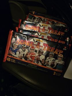 Halloween Football Cards $30