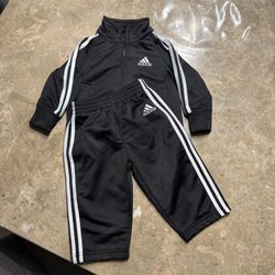 Adidas Unisex baby active track set Size 6 months  Like new  condition