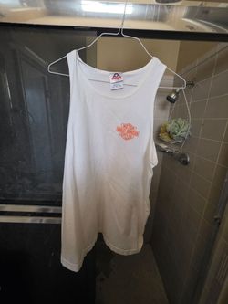 vintage Harley-Davidson white tank top  XL