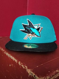 New era San Jose Sharks hockey fitted hat size 7 1/8