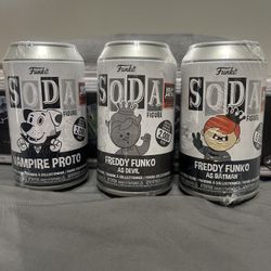 Funko Sodas Sealed Vampire Proto Freddy Devil Freddy As Batman