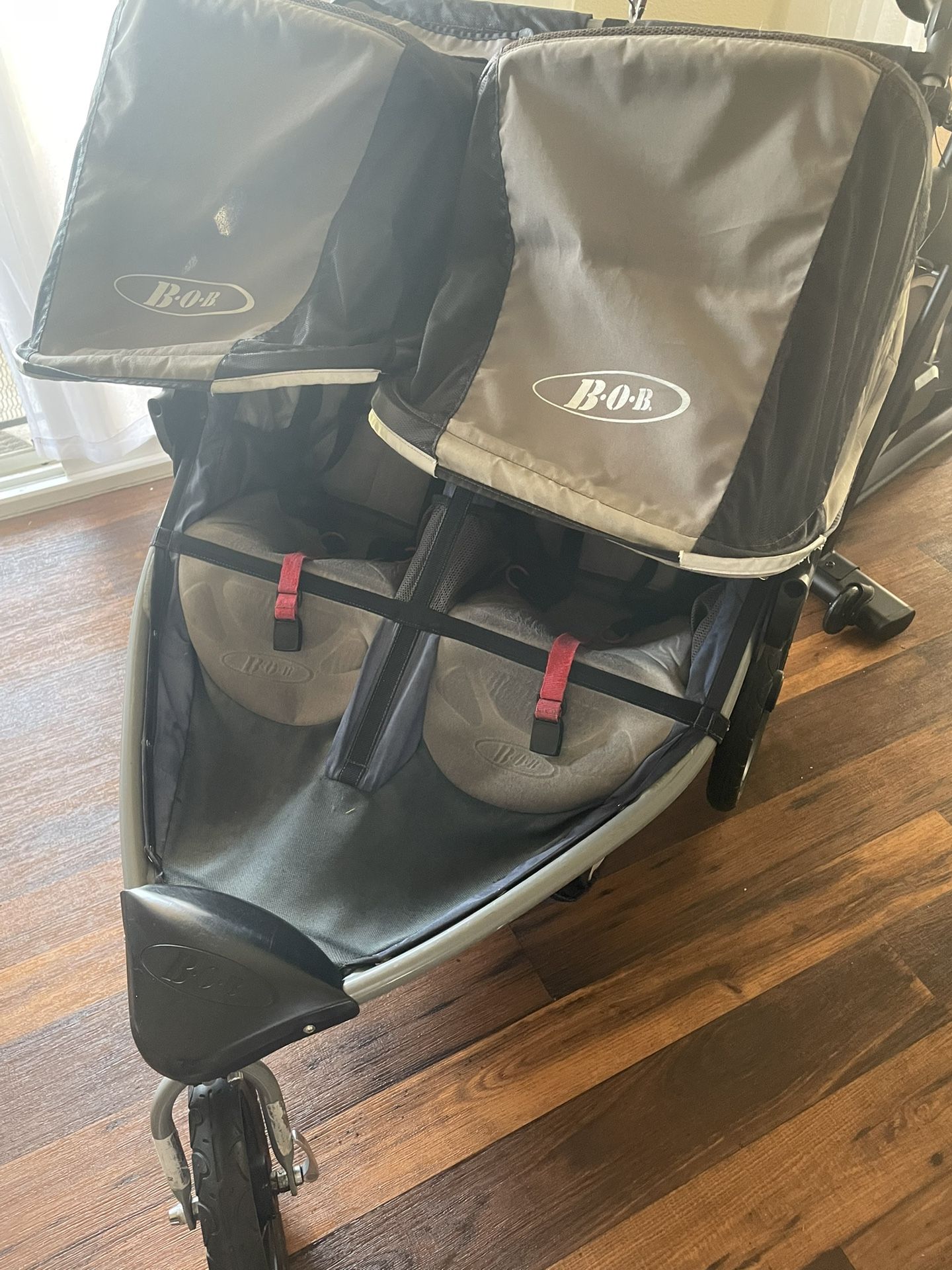 Double Bob Stroller With Double Tray Accessory