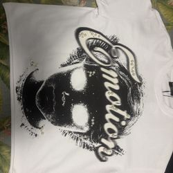 Mixed Emotions Cropped Tees Size M