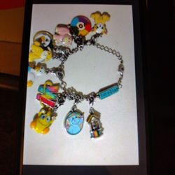 Vtg Webkinz Charm Bracelet