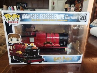 Hogwarts express engine with Harry Potter