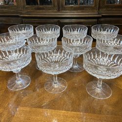 Vintage German Nachtmann Bleikristall Champagne/Sherbet Crystal Glasses