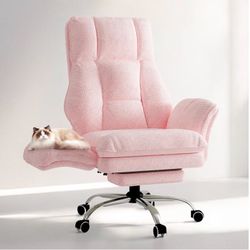 New Big and Tall Office Chair, Flip Armrests for Pets & Cross Legged Sitting