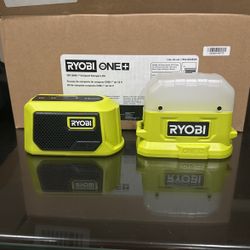Ryobi One+ Blue Tooth Speaker And Light