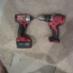 Milwaukee M18 Impact And Drill