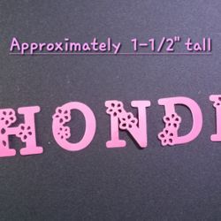 Fancy 1-1/2" Letters (Alphabet) Price in Description