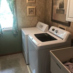 Gas Dryer And Electric Washer