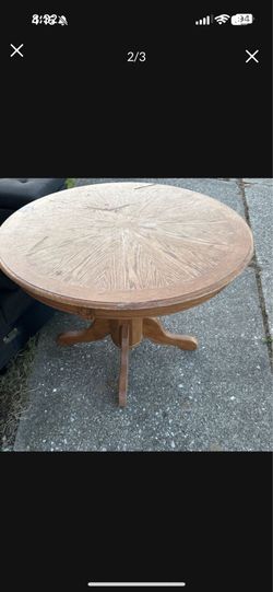 Brown Round Table For Sale
