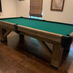 Rustic Pool Table 