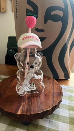 Pink bearista cup