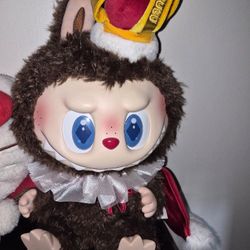 Authentic Pop Mart Labubu The Monsters - King Wild Plush Vinyl Face Doll (Kasing Lung)