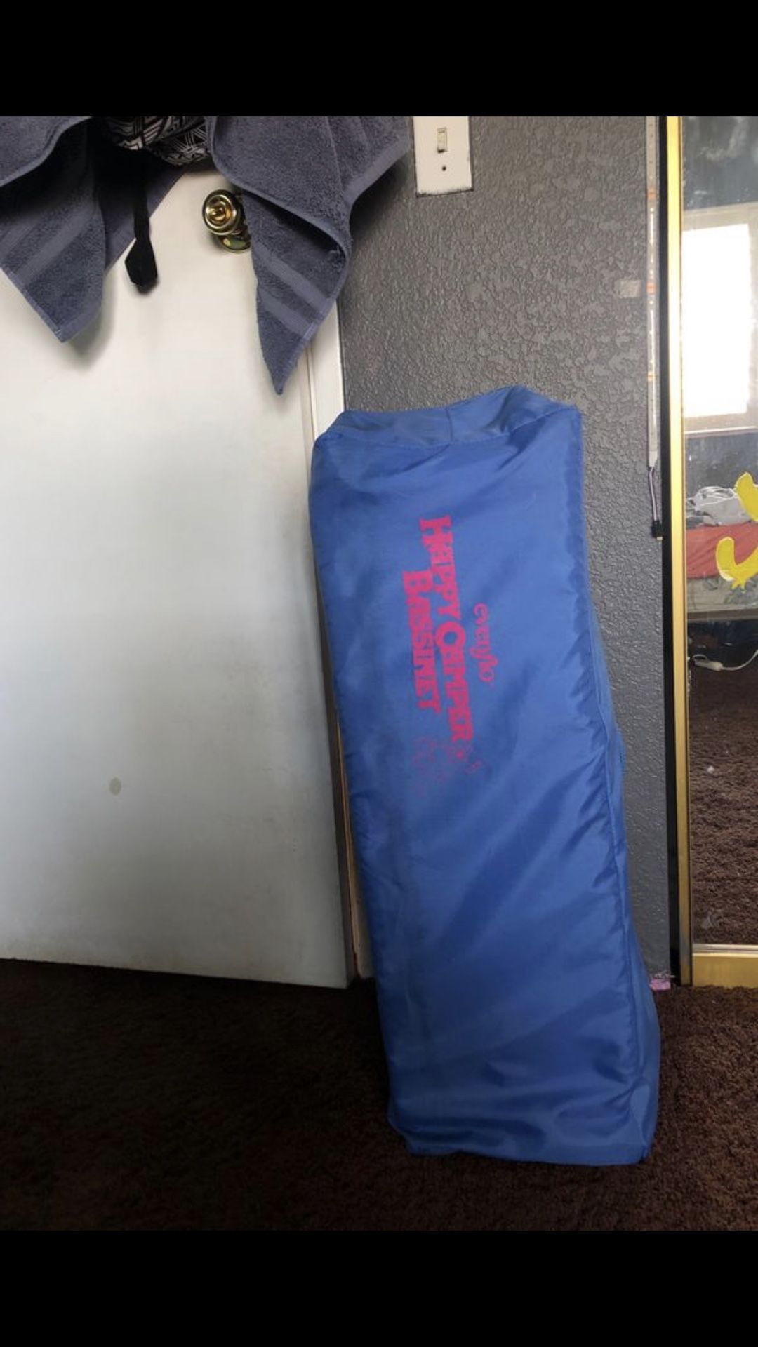 Happy camper baby bassinet