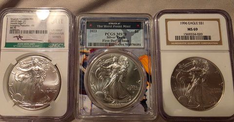 Silver coins