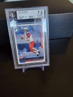 2000 Tom brady Pacific Rookie Card 