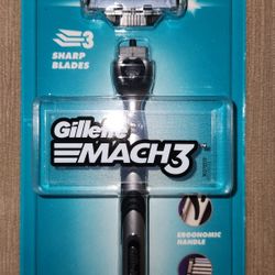 Gillette Mach 3 Razor And Blade 