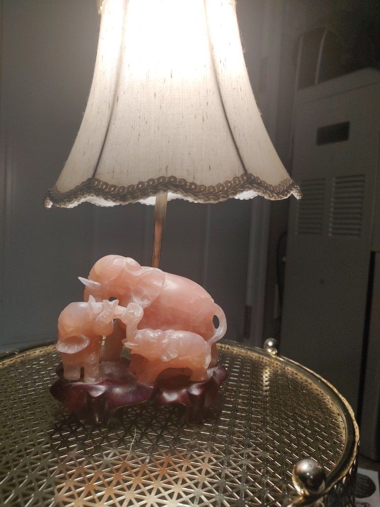 Chinese Jade Lamp