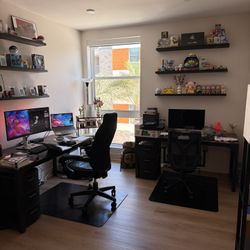 Black Office Floor Mats 