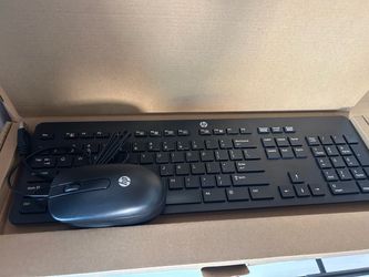 HP Wired Keyboard and Mouse Combo