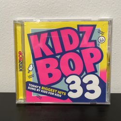 Kidz Bop 33 CD Kids Music Pop Biggest Hits Album 2016