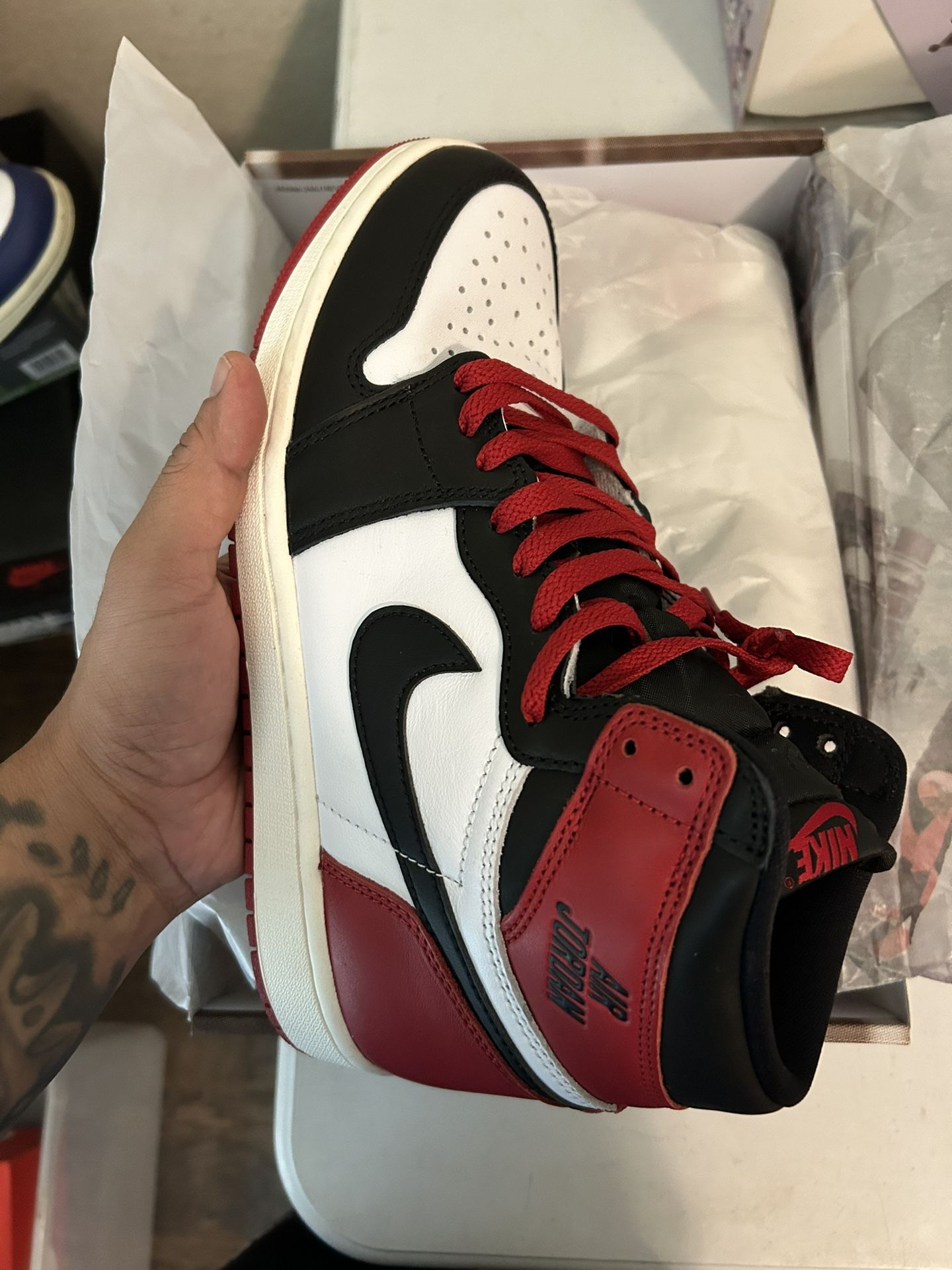 Jordan 1 Black Tow Size 9