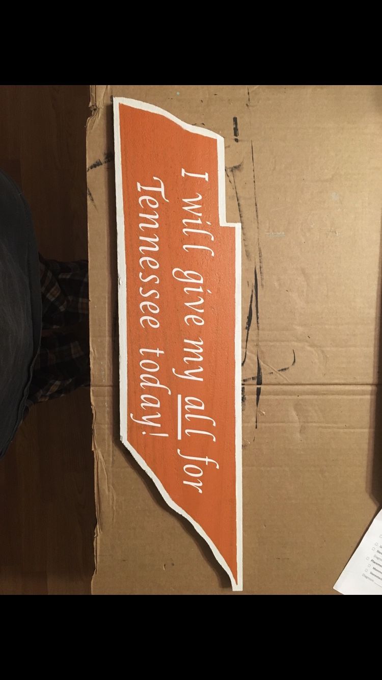 My all for TN sign
