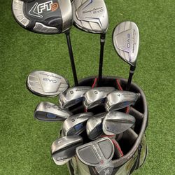 Callaway FT-9 Driver + Tommy Armour EVO Irons 6-PW + Hybrids + Odyssey 2-Ball | RH | Full Set | OGIO Bag