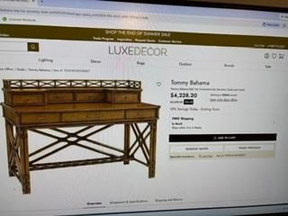Tommy Bahama Desk/Hutch