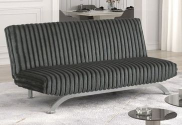 Brand New Grey Futon Sofa Sleeper