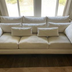 Jonathan Louis Sofa Farrah Neutral Ivory 95” Deep Seats