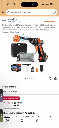 Cordless Pressure Washer Kit