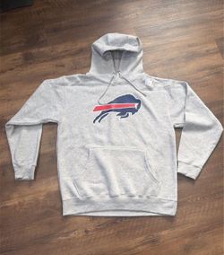 New Buffalo Bills Gray Pullover Hoodie SZ L