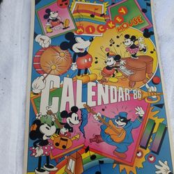 Mickey Mouse 1986 Calendar