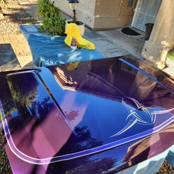 2007 - 2014  Avalanche Tahoe Hood GM OEM Purple Paint