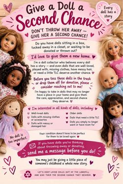 Doll collection and donation service
