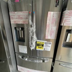 Samsung French Door In Stainless Steel New Open Box With Food Showcase