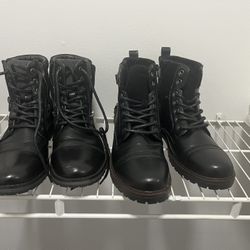 Mens Boots (2 black pairs)