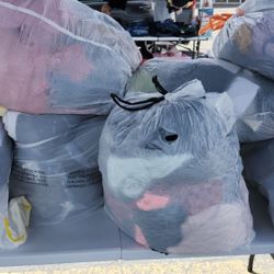 13 Bags Full Of Clothes 