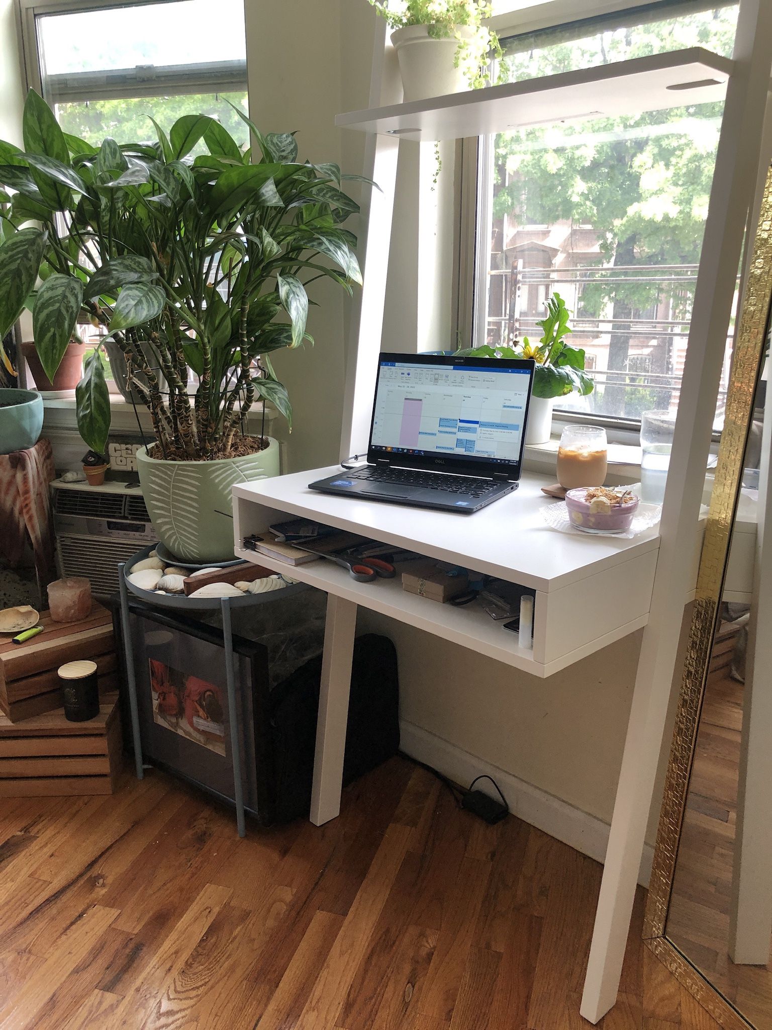 Ladder Shelf Wall Desk