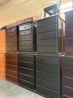 Five Drawer Dresser Chest Solid Pine Wood