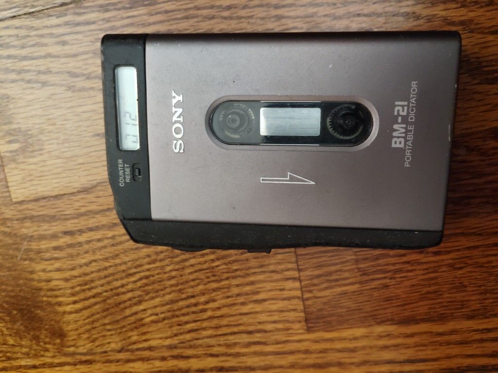 SONY BM-21 Portable Dictator Standard Cassette