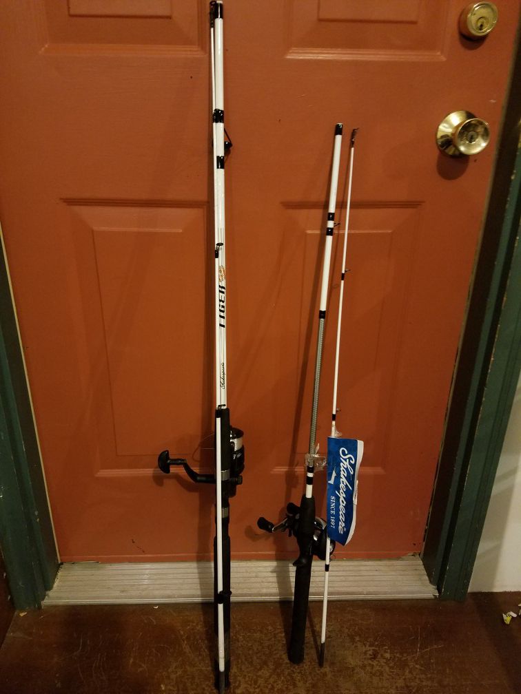 2 new fishing rods