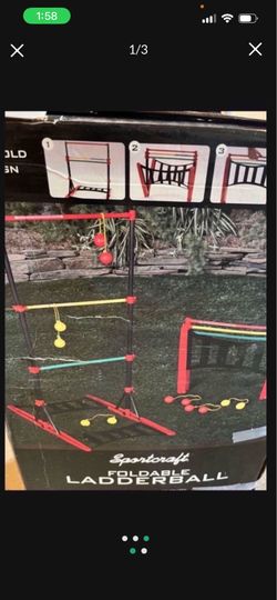 Ladderball Yard Game- fun inside and outside , fun for picnics or on the beach