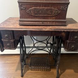 Antique New Home Sewing Machine
